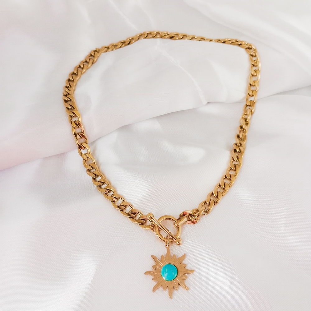 Sunflower Statement Necklace